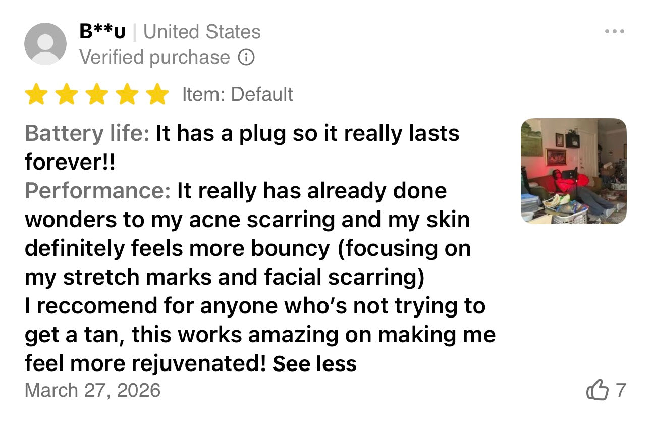 Zerralight™ Infrared Red Light Therapy Device